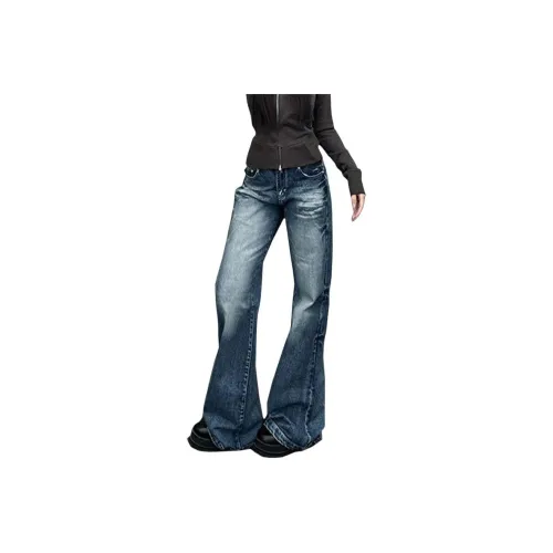 Olivia Share777 Blue Women's Jeans Olivia Share777 Синий Женские Джинсы