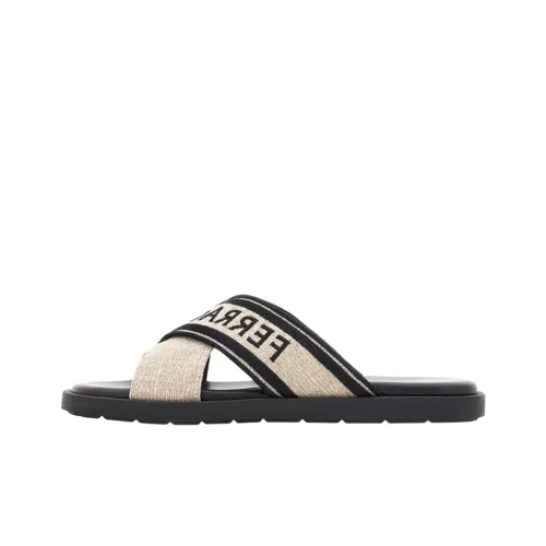 Ferragamo Шлепанцы Мужские Черные