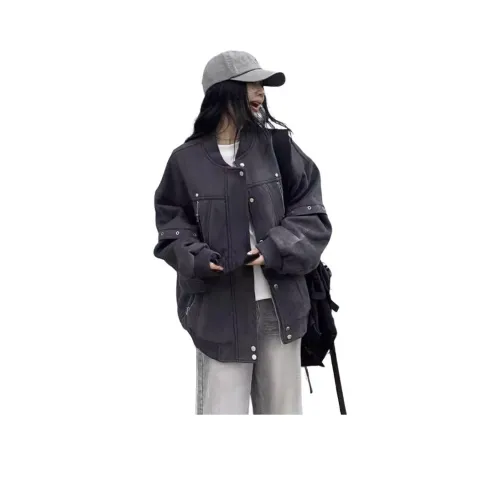 MDEHT Темно-серый Женский Бейсбольный Джерси