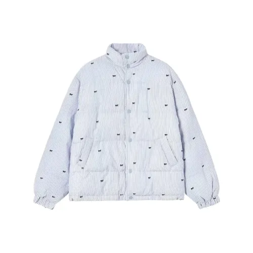 GUOZHEN Синий Женский пуховик