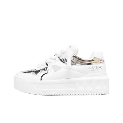 Valentino Низкие Кроссовки для скейтбординга 4,5 см Женские Белые