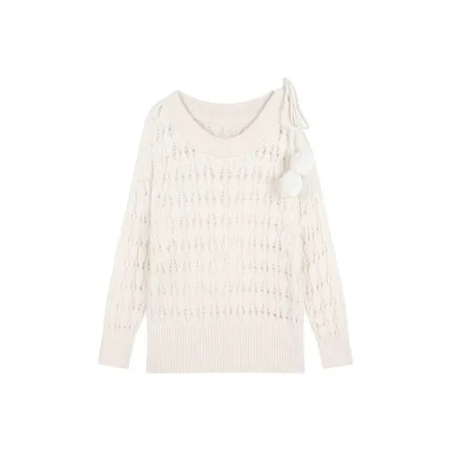 Mu Xiao Xin Абрикос Женская Трикотажная