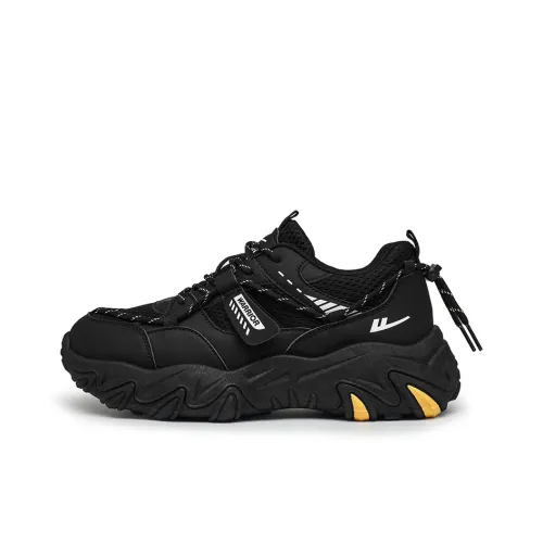 Warrior визуально увеличивает рост Легкий Противоскользящий Низкий Топ Кроссовки с толстой подошвой Мужские