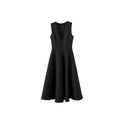 Late White Без рукавов Платье Женское