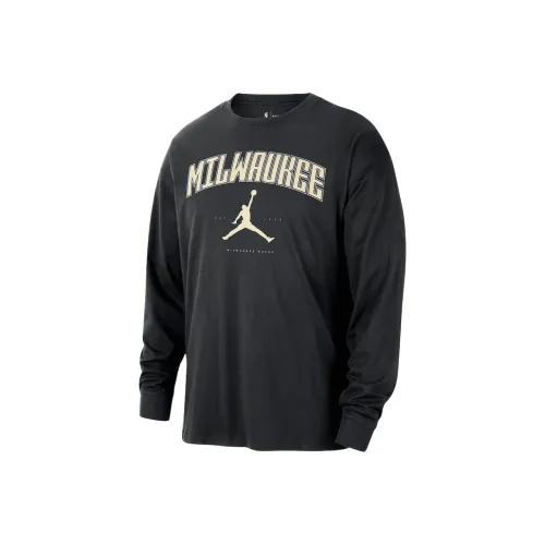 Джордан Темно-синие Мужские T-рубашки