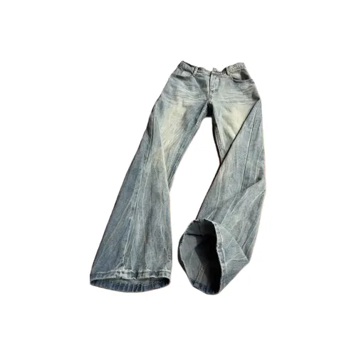 CAT'S PAW Синий Унисекс Джинсы