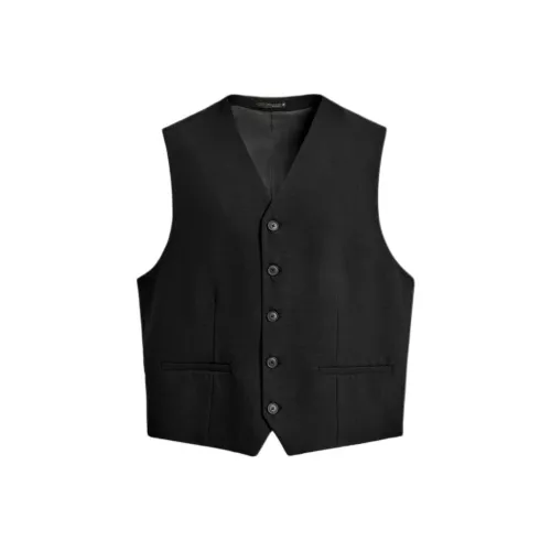 ZARA Мужские черные жилеты