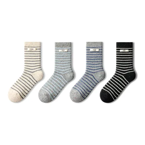 PRIMEET Носки Crew Женские упаковка из 4 пар