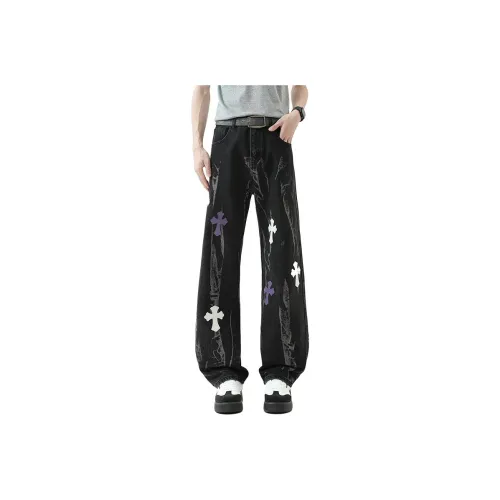 ROBINHOOD Черные Унисекс Джинсы