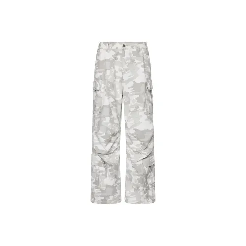 98SQUID Снежный камуфляж Унисекс Карго-брюки