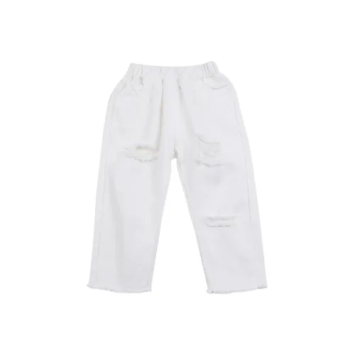 MILING Белые Детские Тренировочные Штаны