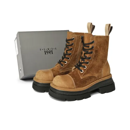 SENSE 1991 Martin Boots Yellow CAMEL Women's