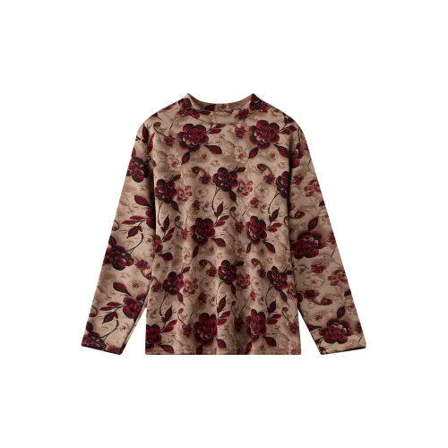 Pretty Lady Термический топ женский красный с принтом