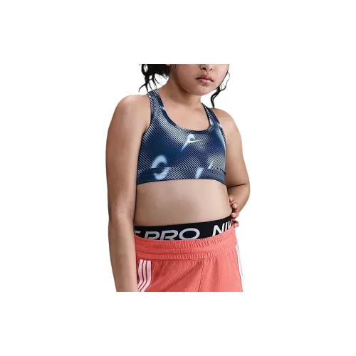 Nike одежда Морской синий Школьный возраст Бандо / Бюстгальтеры / Спортивные бюстгальтеры