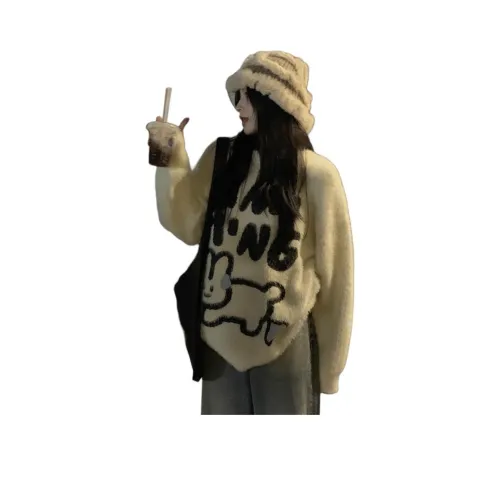 MDEHT Белый Женский Трикотаж