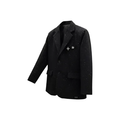 SZSX Черный Унисекс Деловые костюмы