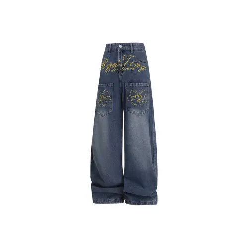 THINGYLAB Blue Men's Jeans THINGYLAB Синий Мужские Джинсы