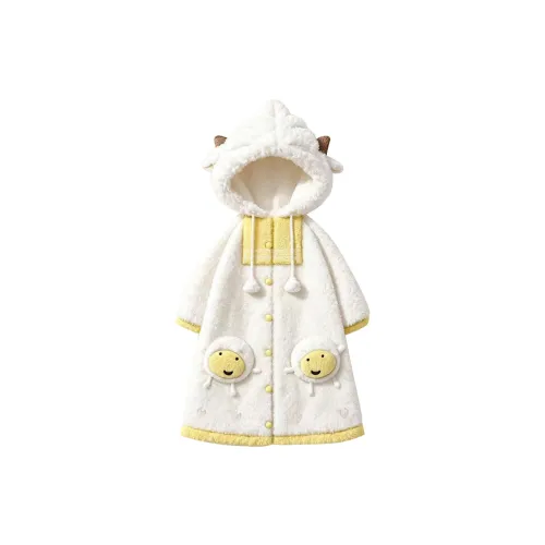 QIAOYUN Белый Женские Банные халаты