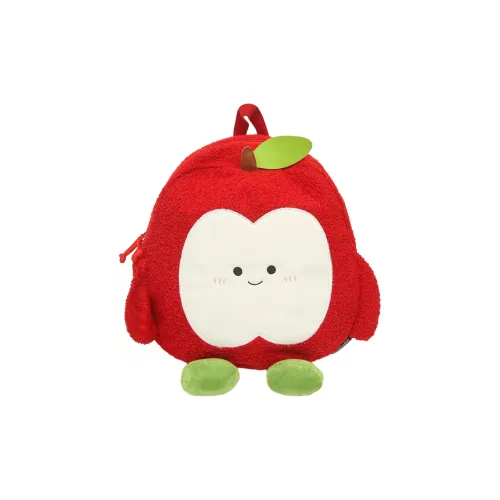 Xmithie Плюшевый рюкзак женский красный зеленый