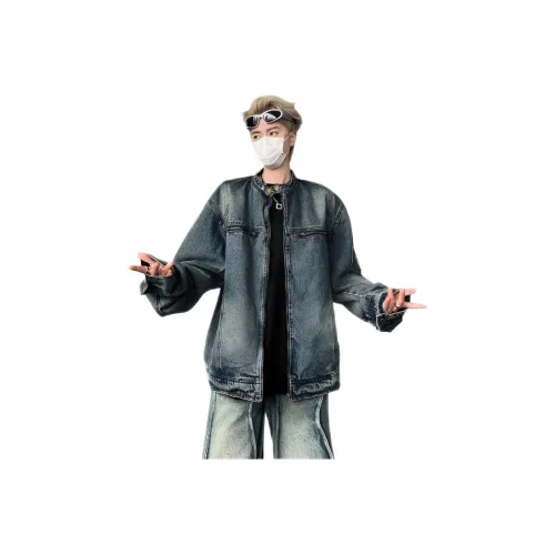 YUNPO Синий Унисекс Куртки