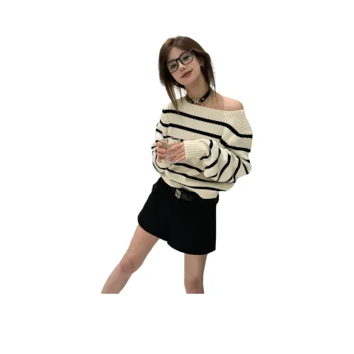 MDEHT Белый Женский Трикотаж