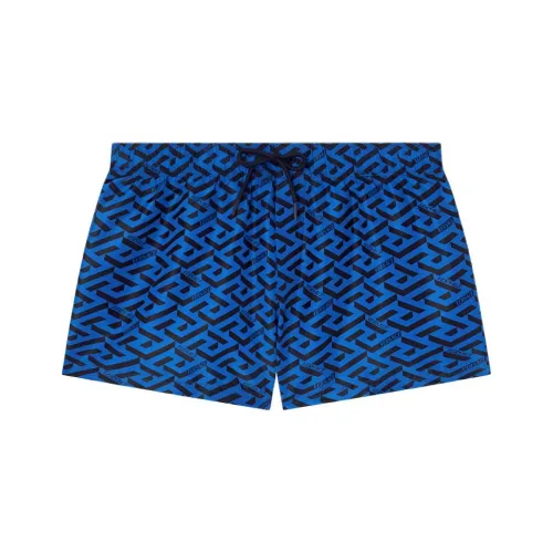VERSACE Пляжные шорты Мужские Синие