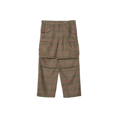 Maharishi Оливковые Розовые Мужские Карго Брюки