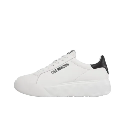 LOVE MOSCHINO Низкие кроссовки для скейтбординга Женские Белые