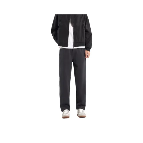 ENTONG Темно-серые унисекс вязаные тренировочные брюки