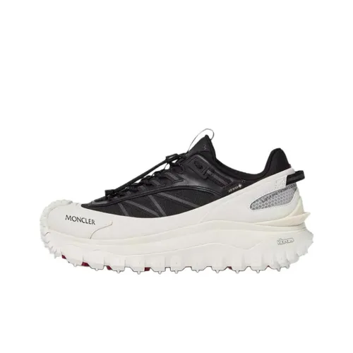 Moncler Trailgrip Low Топ Повседневная обувь Мужская Белый Черный