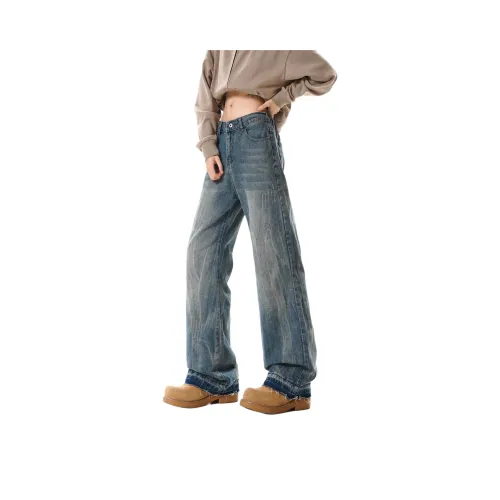 DIBINSAI STUDIO Blue Unisex Jeans