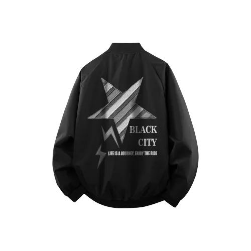 BLACK CITY Бейсбольная куртка Унисекс