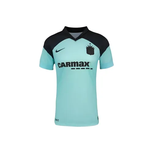 nike Dri Fit Синий Женские T-рубашки