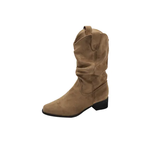 UMEK Колено Высокие сапоги 4CM Женские