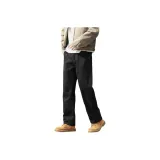 Черный (с флисовой подкладкой и утепленный)