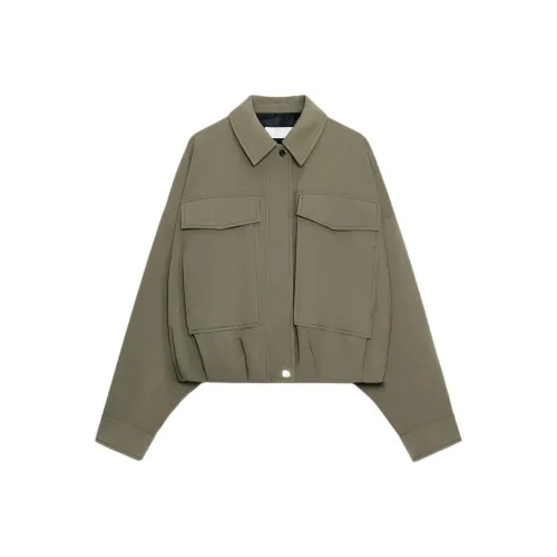 ZARA Collaboration Хаки Женские Куртки