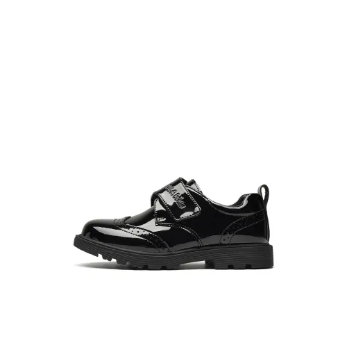 HLA Низкий топ кожаные туфли черные детские