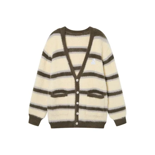 GUOZHEN Коричнево-желтый Женский Трикотаж