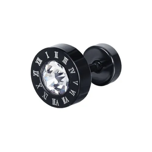 WuliHead Титановые и стальные серьги-гвоздики унисекс