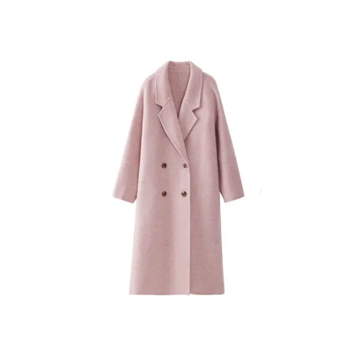 GULIANFEI Розовое Женское Пальто