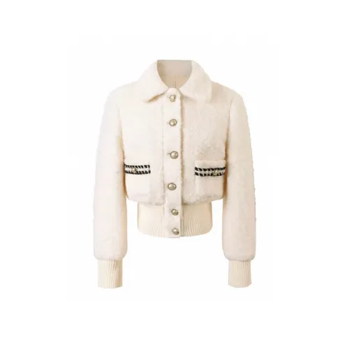 EMDPN Экрю Женские Куртки