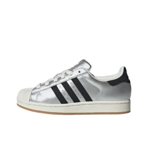 Adidas Originals Superstar 2 Скейтборд Кроссовки Женские Серебряные
