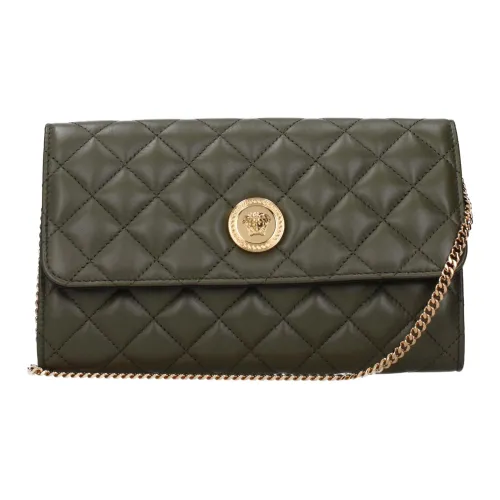 VERSACE Кожа Сумка через плечо Женская Зеленая