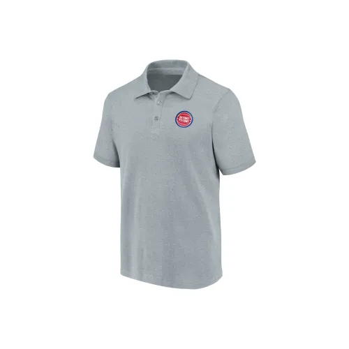 NBA Detroit Pistons Серый Мужской Поло