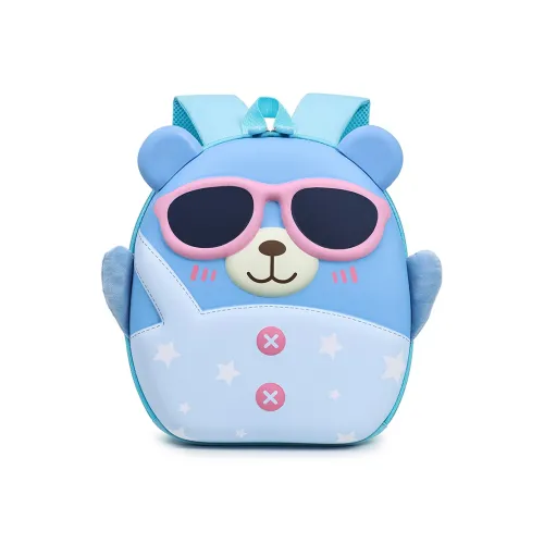 Idle Moon Oxford+EVA Backpack Standard Blue Brown Pink Purple Pink Red