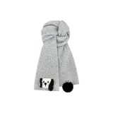 Серый щенок