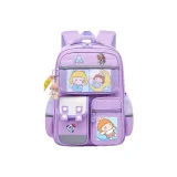 Фиолетовый [Кролик Девушка] + Карта + Украшение + Значок