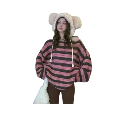 MDEHT Розовый Женский Трикотаж