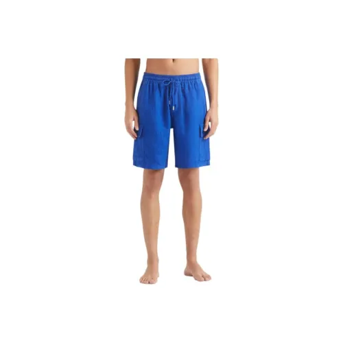 Vilebrequin Blue Men's Cargo Shorts Вилбреквин Синий Мужской Карго Шорты