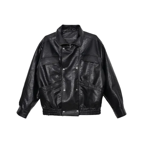 HUALUNDESIGN Кожа Куртка Мужская
